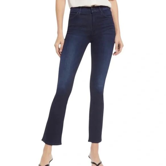 MOTHER The Mid Rise Dazzler Ankle‎ Jeans Now or Never Size 33 Denim Revolve Fray - Picture 10 of 10